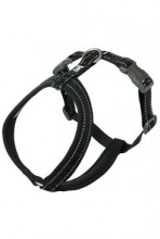 Postroj Y Hurtta Casual Eco černý 60-70cm