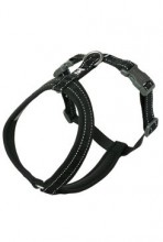 Postroj Y Hurtta Casual Eco černý 90-100cm