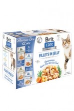 Brit Care Cat Fillets In Jelly Flavour Box 12x85g