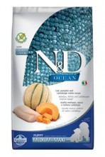 N&D Ocean Dog Puppy M/L Codfish & Pumpkin& Melon 2,5kg