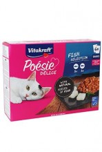 Vitakraft Cat Poésie Délisauce multipack rybí 6+1 x85g