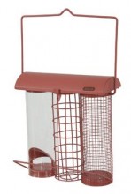 Krmítko venkovní Trio kov červená Zolux