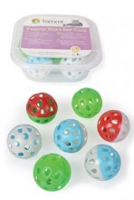 Hračka box míček jingle 2-barevný 4cm 7ks