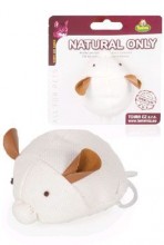 Hračka kočka myš vibrující natural only 7,5cm