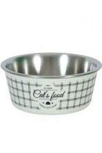 Miska nerez kočka Food Cat 400ml béžová Zolux