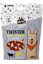Vetexpert Mr.bandit pochoutka twister jehněčí tyčinka 500g