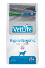 Vet Life Natural dog hypo pork & potato 2kg