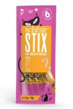 Schesir Cat pochoutka stix liquid snack kuře 6x15g