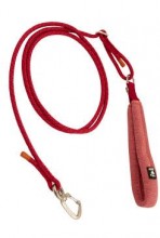 Vodítko Hurtta Adjustable lanové červené 120-180cmx6mm