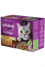 Whiskas Kapsa Pure Delight Drůběž výběr želé 12x85g