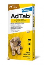 Adtab pro psy (1.3-2.5kg) 56mg 1 žvýkací tableta