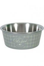 Miska nerez kočka Food Cat 400ml šedá Zolux