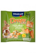 Vitakraft All Rodent pochoutka Carotties Mini Drops  40g