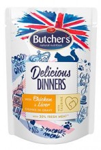 Butcher S Cat Dinner kuře játra kapsa100g