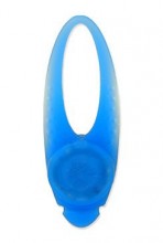 Přívěsek na obojek Dog Fantasy LED silikon modrý 8cm