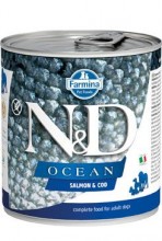 N&D Dog Ocean Adult Salmon & Codfish 285g