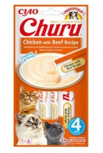 Churu Cat chicken with beef recipe 4x14g