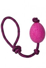 Hračka pes Egg Maxi plovoucí z TPR růžová Kiwi