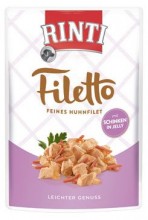 Rinti Dog Filetto kapsa kuře šunka v želé 100g