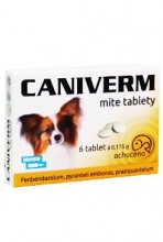 Caniverm Mite 0,175g 6 tablet