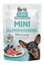 Brit Care Dog Mini Salmon&herring Steril Fillets 85g