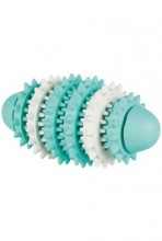 Dentafun hračka pes Rugby s mátou zelenobílý 15cm