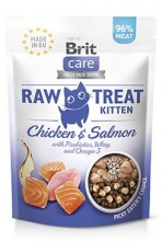 Brit Raw Treat Cat Kitten, Chicken&salmon 40g