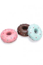 Hračka pes donut latex mix barev 12cm Karlie