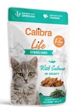 Calibra Cat Life kapsa Sterilised Salmon In Gravy 85g