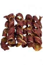 Pochoutka spirály 15cm z vepřové kůže s kachním 10ks