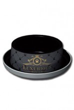 Miska plast Luxurious 1 černá 350ml