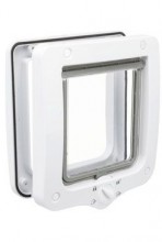 Dvířka kočka plast 4P bílá Trixie