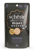 Schesir Cat Kapsa After Dark Velvet mousse Kuře/kachn80g