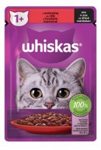 Whiskas Kapsa Core hovězí ve šťávě 85g