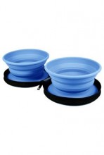 Cestovní dvojmiska modrá 700ml Kiwi