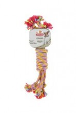 Hračka pes přetahovadlo spirála barevná 35cm Zolux