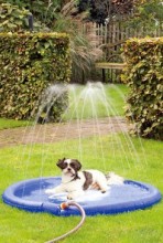 Podložka pes koupací s tryskami 100cm modrá Karlie