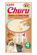 Churu Cat chicken with salmon recipe 4x14g
