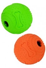 Hračka pes míč s otvorem na krmivo zelená 9,5cm Trixie