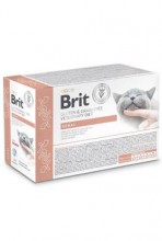 Brit Vd Cat Pouch Fillets In Gravy Renal 12x85g