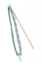 Hračka kočka udice Ethicat Leaf stuhy catnip Zolux