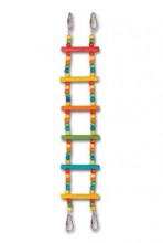 Hračka pro exoty žebřík Artista dřevěný barevný