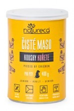 Natureca konzerva kuřecí kousky pro psy 400g