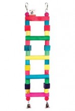 Hračka pro exoty maxi žebřík  2x zvonek
