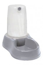 Miska se zásobníkem na vodu 1,5l protiskluzový šedá Zolux