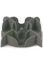 Vložka do misky Slow Feeder silicone šedá M Zolux