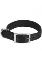 Obojek pes soft nylon černý 20mm/40cm Zolux