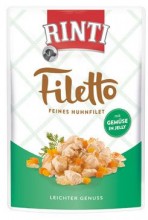 Rinti Dog Filetto kapsa kuře zelenina v želé 100g