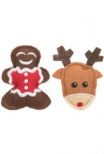 Vánoční Hračka Xmas Figure Set Sob Perníček 8cm Tr