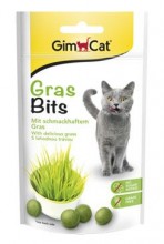 Gimcat Gras Bits tablety s kočičí trávou 40g
